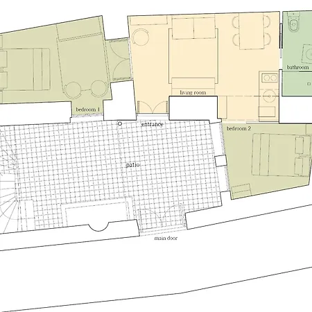 Apartment En Casa Patio 